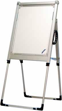 Audio/Visual L220 - Adjustable magnetic whiteboard with an aluminum frame. Easy flip locks allow you to adjust the unit from 31 H - 47"H.