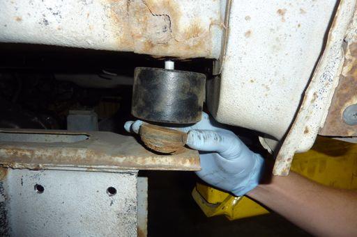 Note: If these bushings are brittle and cracking we recommend replacing them.