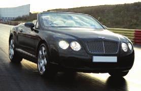 Bentley Continental Thrill The Bentley Continental GT has an esteemed pedigree and can accelerate from 0-60 mph in 4 seconds, covering three miles in just one minute and reaching a top speed of