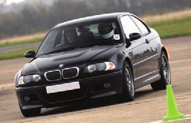 BMW M3 THRILL The M3 has a 3.2 litre engine putting out 343 bhp. It will go from 0-60mph in 4.8 seconds and on to a top speed, which is limited, of 155 mph.