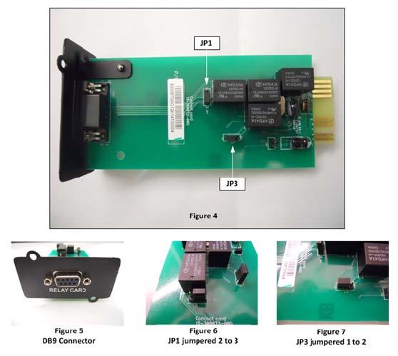11.3 Isolated Relay Contact Card Operation The isolated contacts interface card (see Figure B4) is an auxiliary interface card which provides isolated dry contact signals which indicate: Failure of