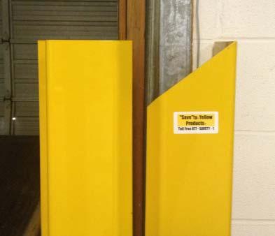 DOOR TRACK PROTECTORS With 1/4" base plates DT48E has 3/16" base plate Ht. Part # Thick Bevel List Price Wt. 48" DT48L 3/16" YES Each $63.