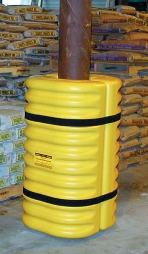 STANDARD SLIM SHORT from Eagle Manufacturing Fasten with Velcro straps BUILDING COLUMN PROTECTORS Part # Col. Size Color Dimensions List Price Wt. SYP-C-6-EY 6" Yellow 24" OD x 42" tall $185.
