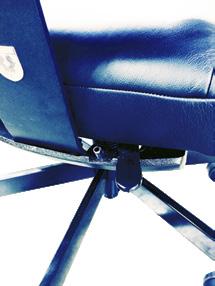 STEP ONE To recline backrest, pull lever up and apply pressure on backrest until desired