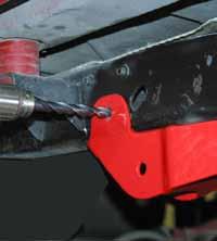 (See Photo # 5) Note: On some models it may Note: Skyjacker sub frames are designed to work on 1997-2006 Jeep TJ s. Therefore, each sub frame will have multiple mounting holes.