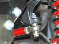 Insert the poly end into the OEM steering stabilizer location on the passenger side of the axle, not the OEM track bar location.