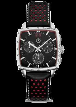 For him Men s Chronograph Watch. Stainless steel case with tachymeter scale on the bezel.