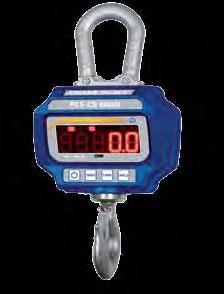 PCE-CS 1000N Crane Scales 1000 kg (1 t, 2205 lb) max. 400 % permissible overload (K= 4) LC display, (backlight) 20 mm ( 0.