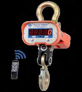 rechargeable battery (charger included) metal case / protection class IP 54 MCWNT-M Series Verified Crane Scales up to 9000 kg (9 t, 19842lb) verified according to verification class M III LC display