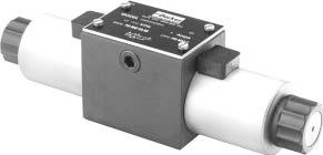 Technical Information Series D3W General Description Series D3W directional control valves are high-performance, 4-chamber, direct operated, wet armature, solenoid controlled 3 or 4-way valves.