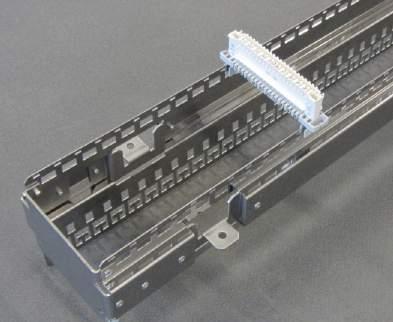 Holding tray for lsa plus NT Features -metal construction holder for LSA-PLUS NT modules