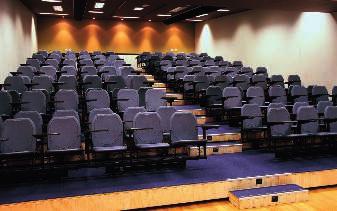 S 8 0 A U D I T O R I U M S E A T I N G This system is designed for auditoriums where height is restricted.