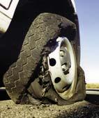 prevent wheelbox and bodywork damage caused by a flailing tyre and some insurance companies
