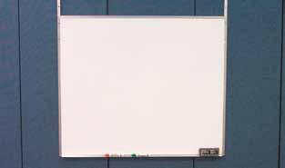SCREENFLEX ROOM DIVIDER OPTIONS 36 X 42 White Marker Board or Green Chalk Board White melamine surfae