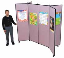 of Display Area 6 Panel Tower - 136 sq. ft.