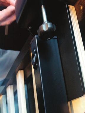 Please Note: If installing on a slat pack, be sure that the slat pack is secured to the interior cleats of the furniture and that the center leg supports are in position. Important!