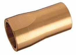 Blank connector A brass fitting with a 10mm female thread on one end and a blank end on the opposite.
