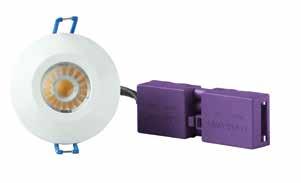Chip-On-Board (COB) for superb light output, high efficacy and long life High lumen output of 640 lumens Low power consumption of 8W Low heat emissions Efficacy of 80 luminaire lm/cctw to comply with