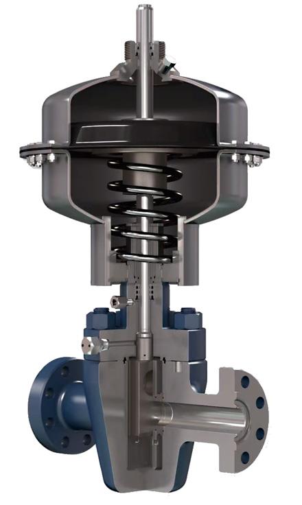 MODEL DX Diaphragm Actuator Pneumatic Intro Omni Model DX pneumatic diaphragm actuators are designed to operate surface safety or shutdown valves on oil & gas wellhead, transmission, storage,