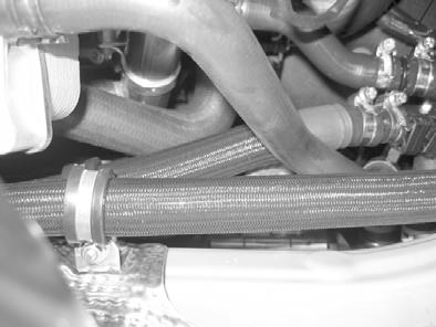 C () Tighten bolt Routing hoses A 6 Fasten