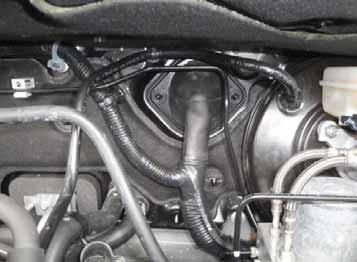 vehicle lines to underbody 4 5 i sw Do not install the metering pump cable harness until later