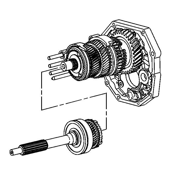 Fig. 253: View Of Input Shaft Assembly 36.