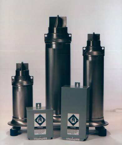 STORM WATER MODELS Carry's Stainless Steel Axial-Flow Submersible pumps are an economical solution for high-volume, low-head flow applications.