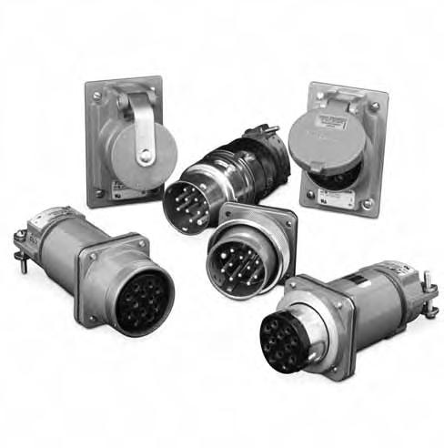 Control Circuit Connectors Types SK and SKW Overview 20 Amp, 250 Volts AC or DC, 600 Volts AC Maximum Rating Load-Breaking Multi-Circuit Receptacles, Plugs, Connectors and Inlets Features and