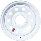 Spare - ST225/75R15 ( D ) Radial Tire & 15" Aluminum Wheel 235 Radial White Spare - ST235/80R16