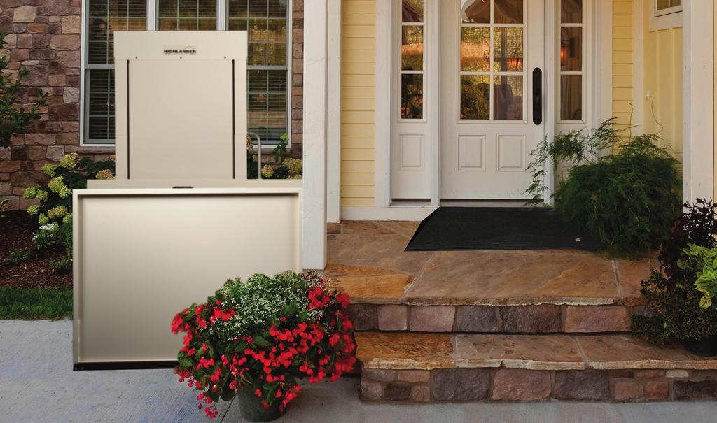 Your new Highlander Vertical Platform Lift has been engineered to provide you with safe and convenient access to your home.