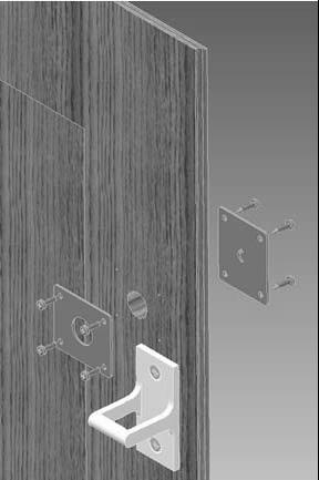 Prevents the door from being opened if the platform is not at the landing. Unlocks when the lift is on the landing limit switch.