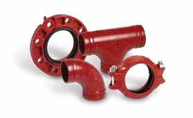 Sprinklers 10-1 Specialty Products 11-1 Pipe Preparation Tools 12-1 Product Index Copper Piping Systems Grooved copper couplings, fittings and flange adapters designed for large diameter copper