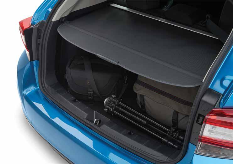COMFORT AND CONVENIENCE Cargo Cover Keep items in the back out of sight with this