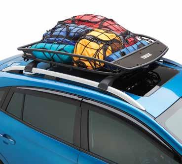 LIFESTYLE Thule Heavy-Duty Roof Cargo Basket The heavy-duty roof cargo basket provides additional storage space with easy access to