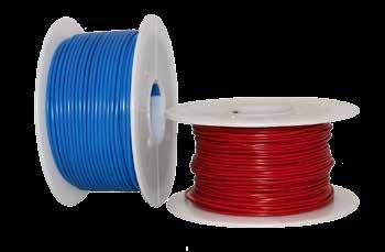 Cable V90HT Building wire 105 C Flexible building wire Class 5 flexible tinned copper conductors insulated with heat resistant, flame retardant PVC (V90HT) insulation.
