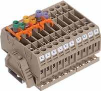 DIN Terminals Contained within this catalogue are the most commonly used Screw Connection DIN mount terminals.