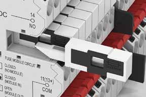 Contactors & Relays Interface Relays 6.2mm wide Din rail mountable fused relay package Similar to the IRCU version, the IRCPU with the fuse insert module can be used in all systems.