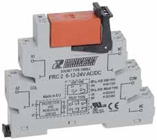 Contactors & Relays Interface Relays Base only - suits RT Power relay series The new PRC 2W relay bases enable the integration of relays with two CO contacts into our proven PRC relay system.