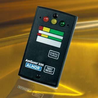 The models 200/405 feature an audible and visual alarm with relay output in an easy-to-calibrate unit ideal for retrofitting existing hoods.