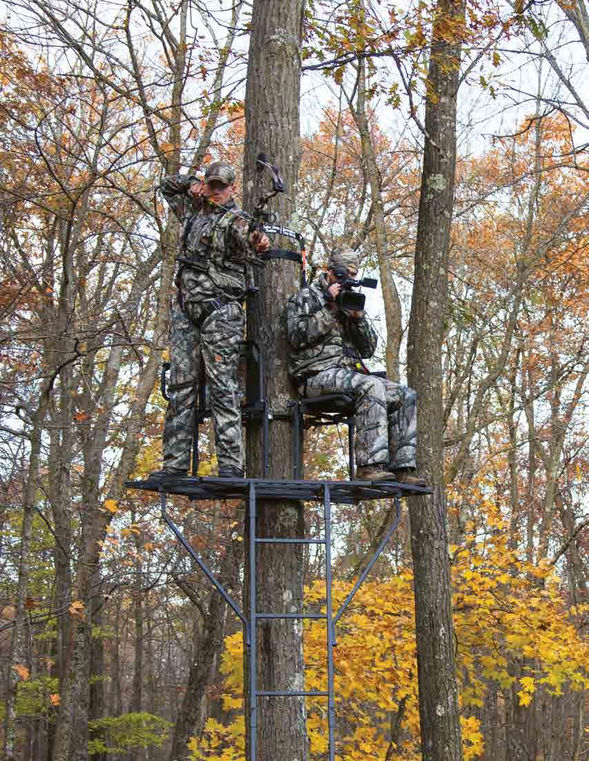 Every year the ladder stand experts at Rivers Edge develop innovative new designs with features that matter to the hunter.