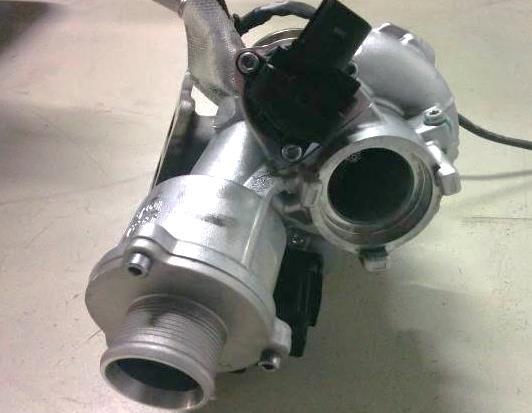 view of complete turbocharger