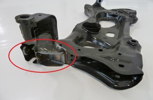 Subframe Modification of axle