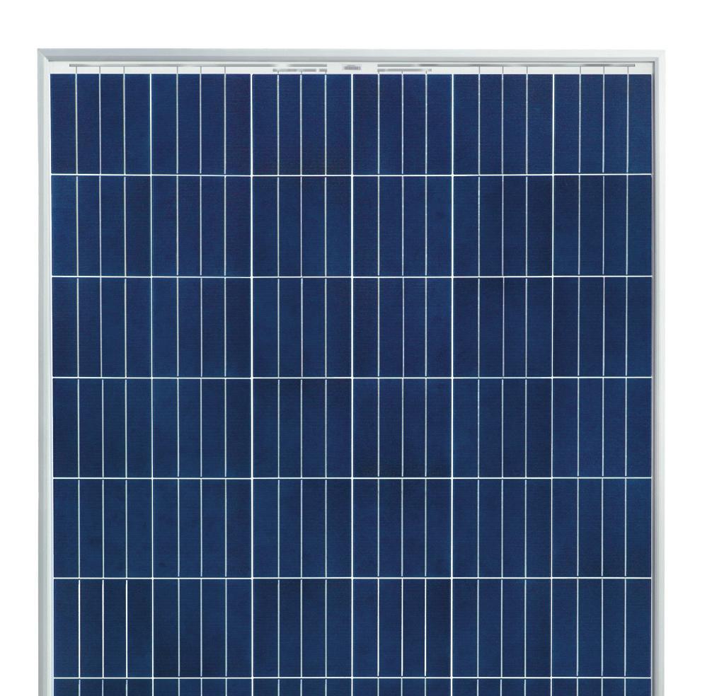 Specifications Photovoltaic modules Conergy EcoPro 230P 250P Conergy EcoPro solar modules, equipped with 60 efficient cells and a