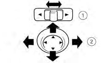 PARKING BRAKE Adjusting NPA1313 The outside rearview mirror remote control operates when the ignition switch is in the Acc or ON position. 1. Move the switch j1 to select the right or left mirror. 2.