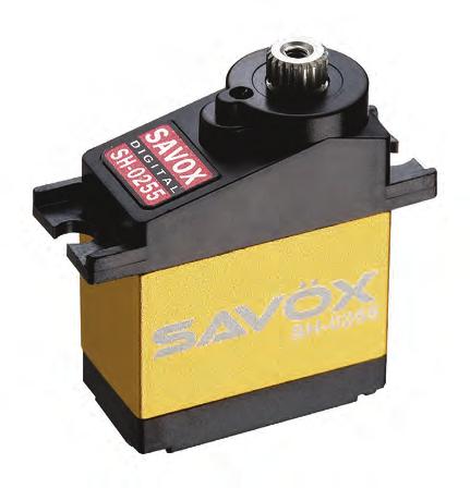 CHARGERS PowerPal 00 Savox SH-055 Micro Size Digital Servo Product code: SAV-SH055 If you want the ulitmate in