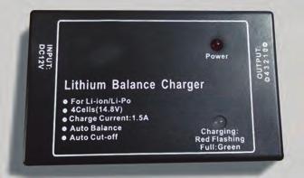 BATTERY Charging your Lithium Polymer Batteries (Included in the RTF version only) Once you have connected the charger to a power source,