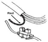RoadRelay 5 Installation Guide Locate the RED wire in the cable assembly. Pull the wire to the area of the fuse wire. Cut off any unnecessary length of cable wire.