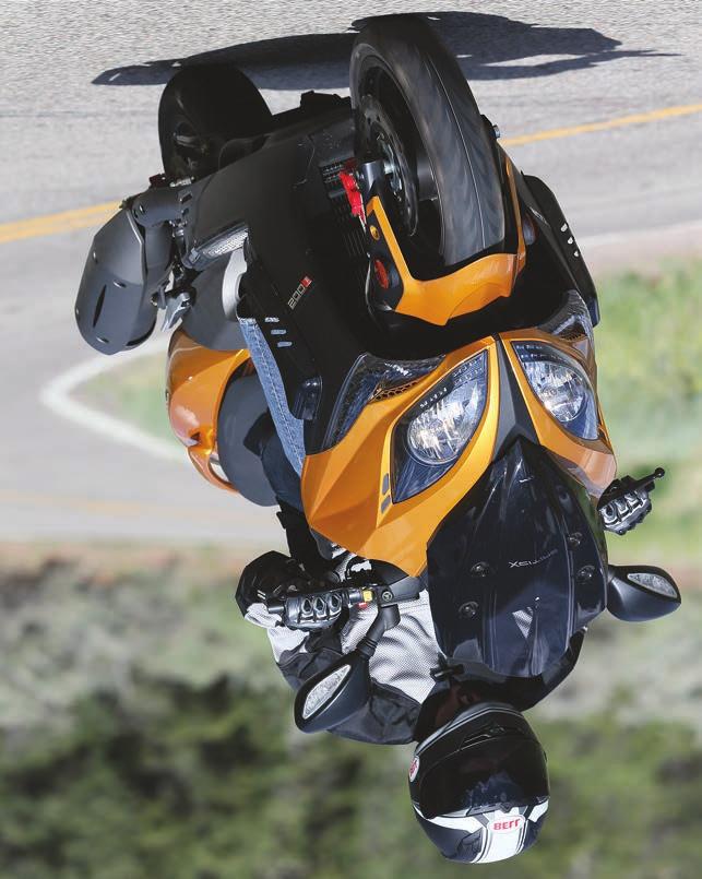 Available in a rich Gray or Gold, both with red performance-accented rear suspension spring and brake calipers that further enhance the Sportbike