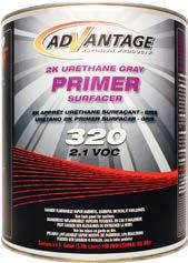 PRIMER SURFACERS 320 2K URETHANE PRIMER SURFACER (2. VOC) GRAY PRODUCT DESCRIPTION ADVANTAGE #320 2.