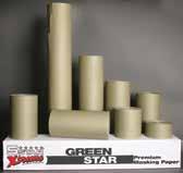#5519-5524 Machine finished green masking paper PRODUCT DESCRIPTION: 5 STAR XTREME Machine Finished Green Masking Paper is the standard in the industry and meets demands of the Cost Conscious shop.